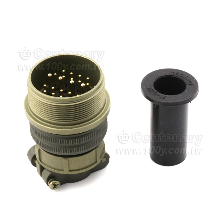 Straight Plug+Cable Strain Relief Clamp - 120766 Product Image