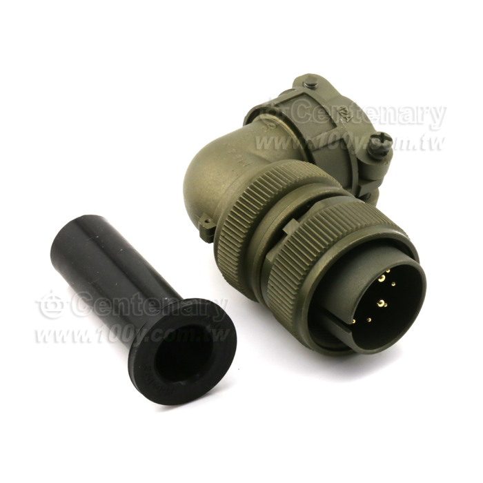 90° Angle Plug+Cable Strain Relief Clamp - 120625 Product Image
