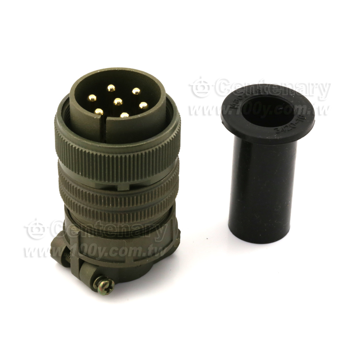 Straight Plug+Cable Strain Relief Clamp - 120739 Product Image