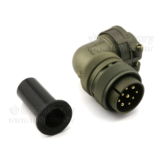 90° Angle Connector+Cable Strain Relief Clamp - 120745 Product Image