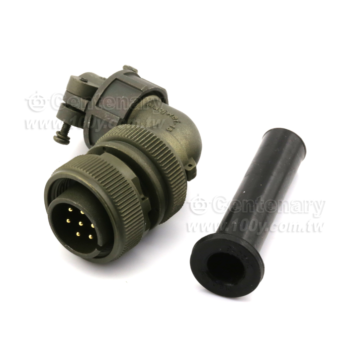 90° Angle Connector+Cable Strain Relief Clamp - 120567 Product Image