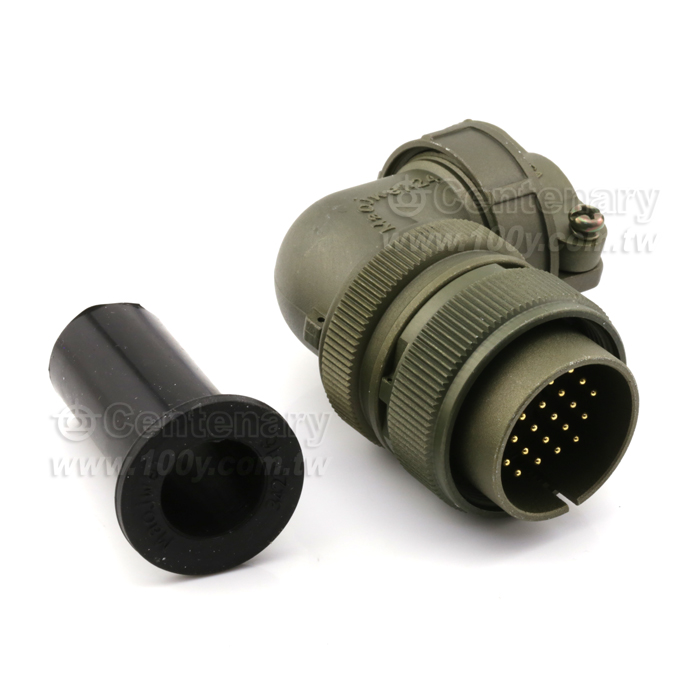 24P公端彎管接頭+電纜夾 - 120750 產品圖片