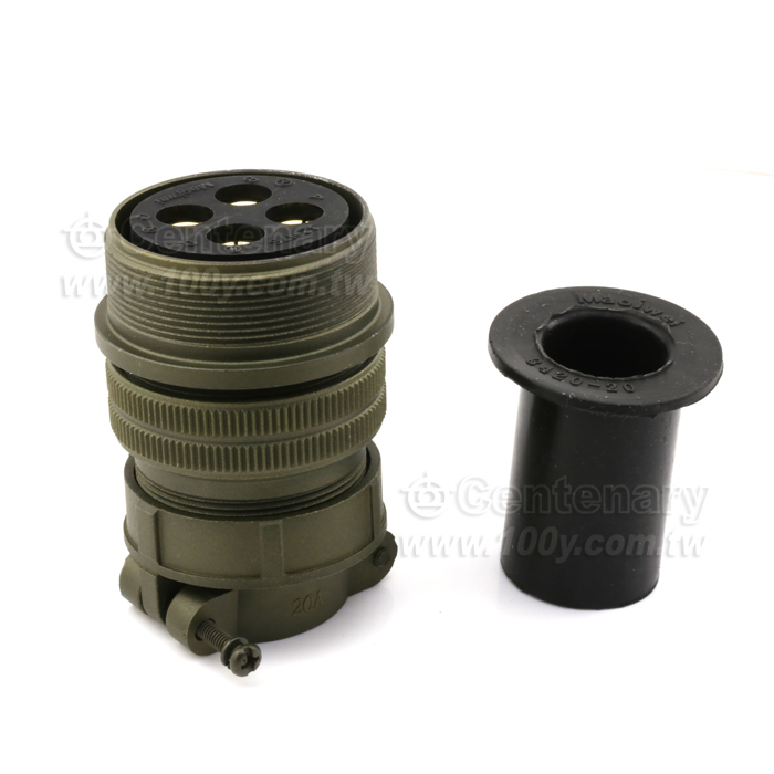 Cable Connecting Plug++Cable Strain Relief Clamp - 120795 Product Image