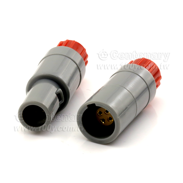 推拉自鎖連接器 4P 黑 - 121426 產品圖片