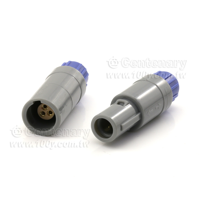 Circular Push-Pull Self Locking Plastic Connector - 121419 Product Image
