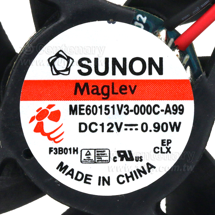 SUNON_DC12V 0.08A帶線式風扇 - 122135 產品圖片
