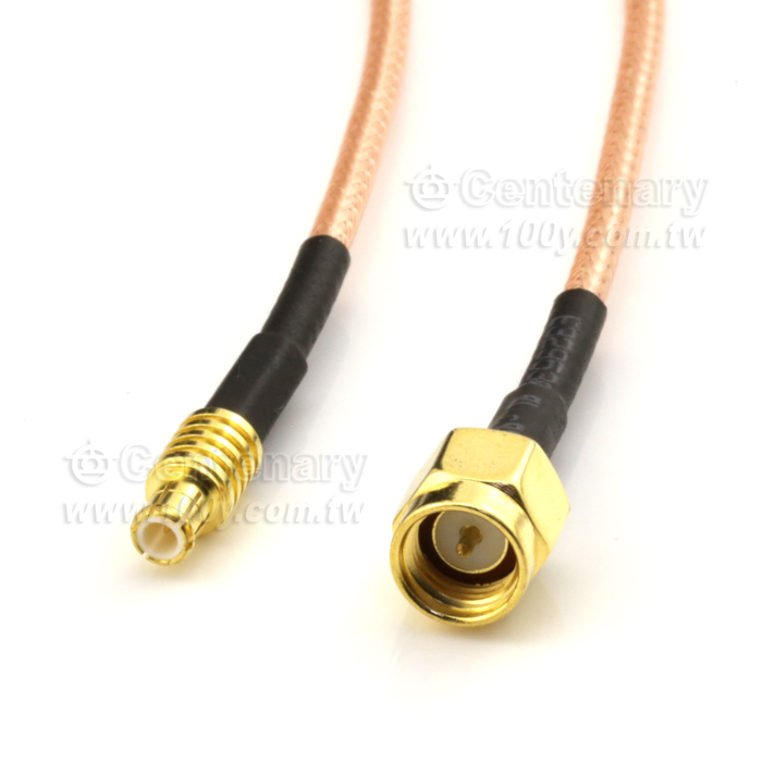 SMA公頭對MCX公頭RG316鍍銀線1M - 66077 產品圖片