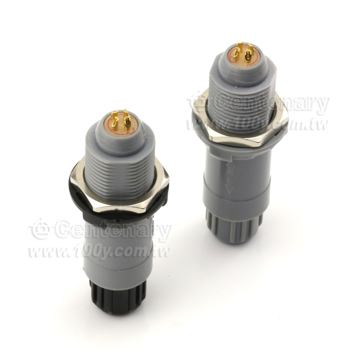 Circular Push-Pull Self Locking Plastic Connector - 121431 Product Image
