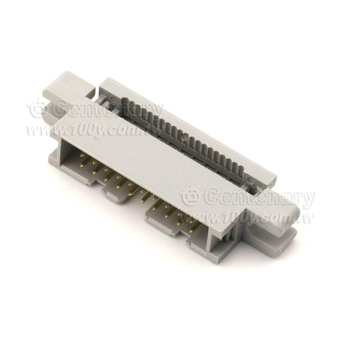 20P簡易壓排公頭 P:2.54mm(定位孔)【ROHS】 - 30384 產品圖片