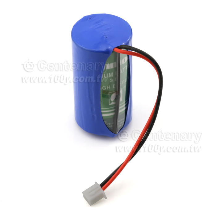 3.6V 8500mAh  鋰-亞硫酸氯電池 帶白插頭 - 120192 產品圖片