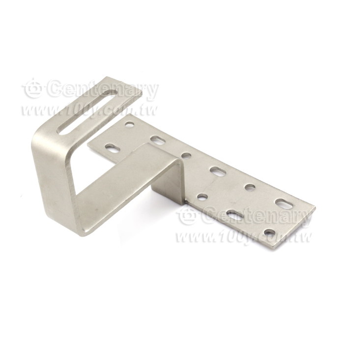 Non-adjustable solar panel flat bend hook - 122960 Product Image