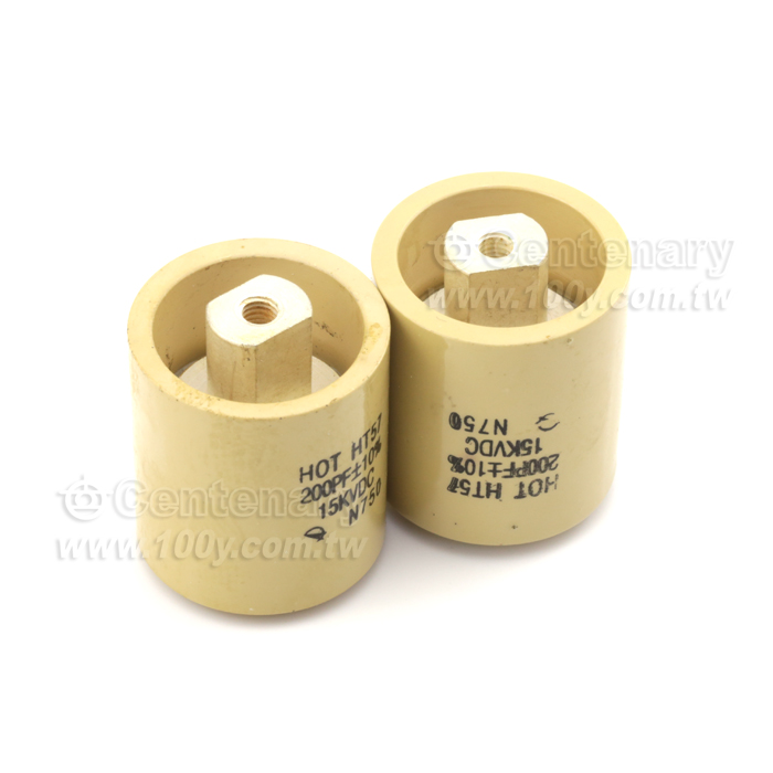 200PF 15KVDC ±10%高頻機高周波高壓陶瓷介電容 - 123858 產品圖片