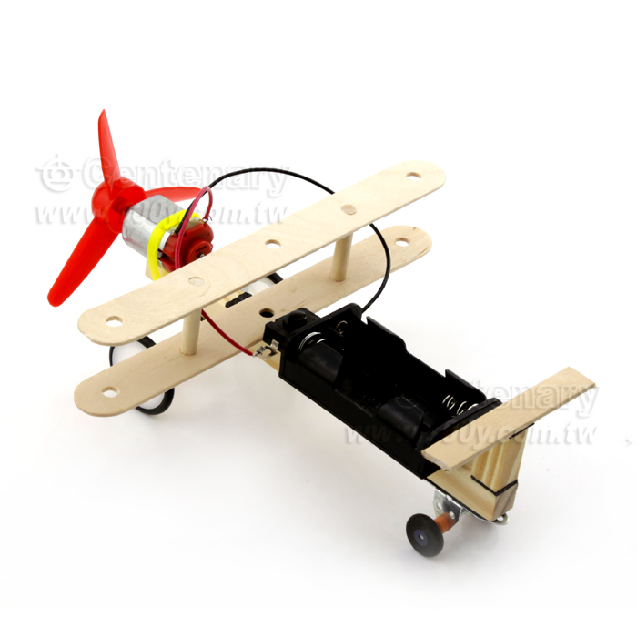 DIY玩具科技小製作風動力小飛機 - 121566 產品圖片
