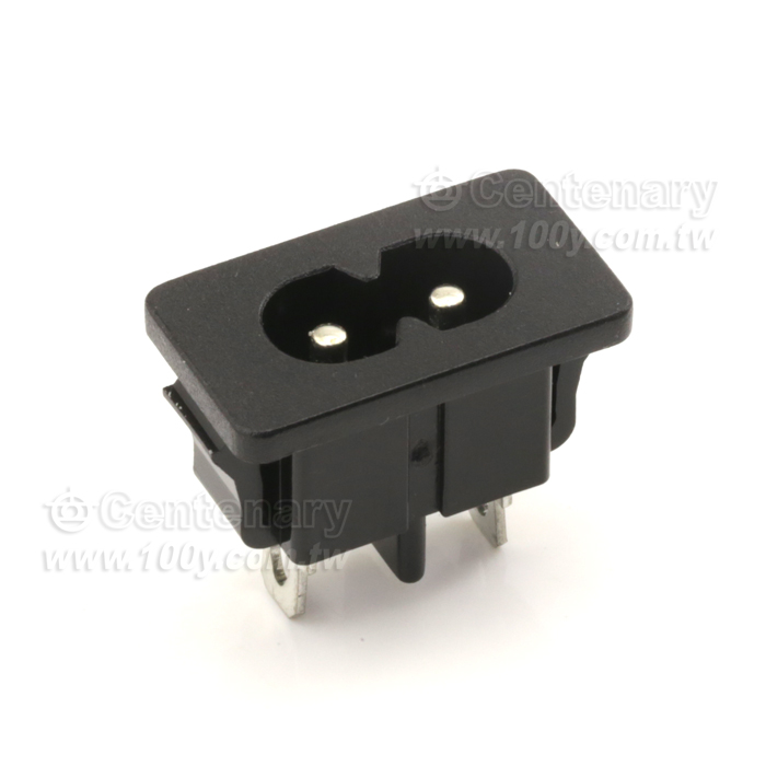 C8  AC female 2 word socket - 124000 Product Image