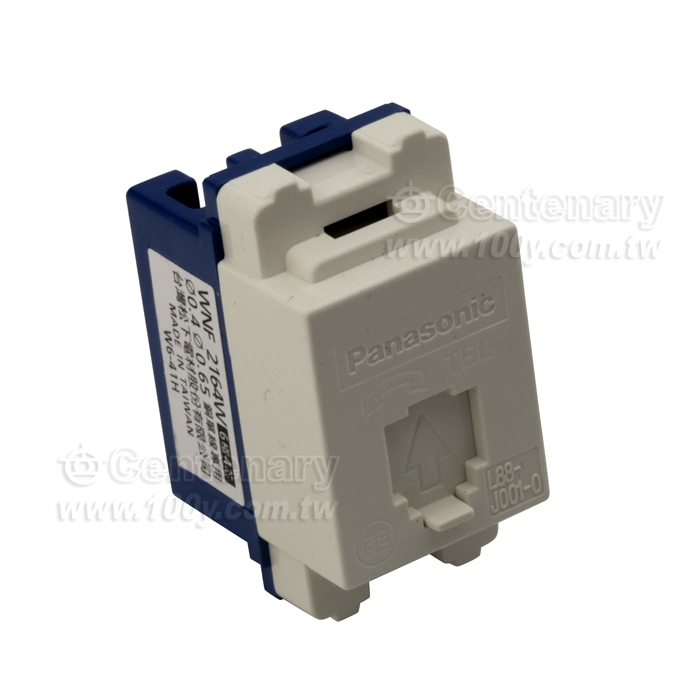 埋入式電話插座 6P4C - 124471 產品圖片