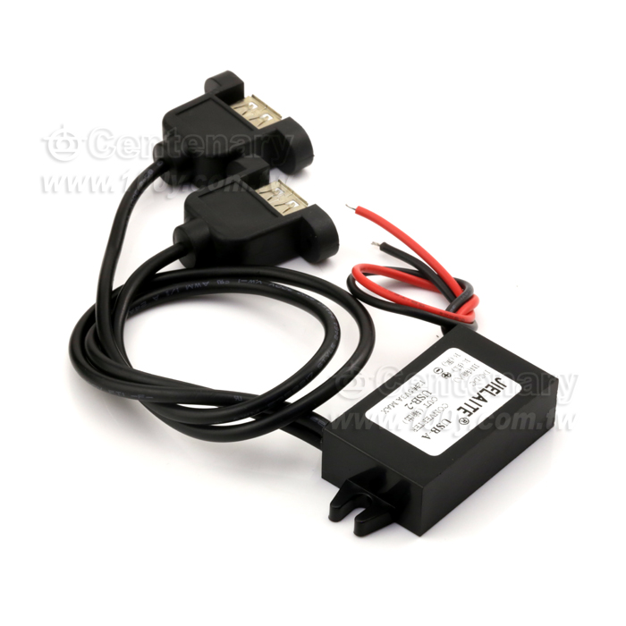 降壓模塊 12V轉5V/3A帶雙USB 帶耳朵 - 121256 產品圖片