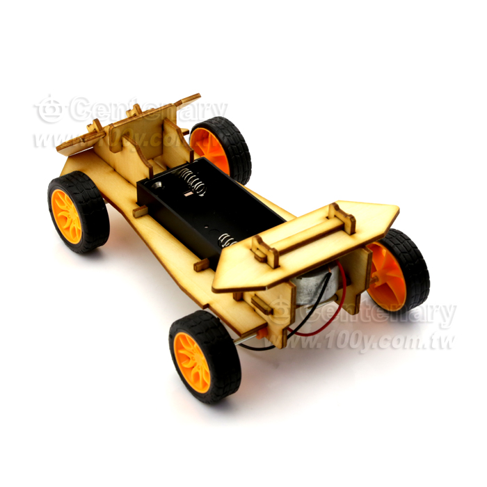 DIY玩具科技小製作木板兩驅車 - 121567 產品圖片