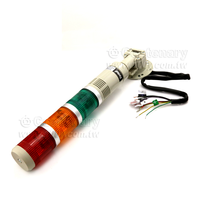 φ50可折式閃光蜂鳴警示燈 24VAC/DC - 43840 產品圖片