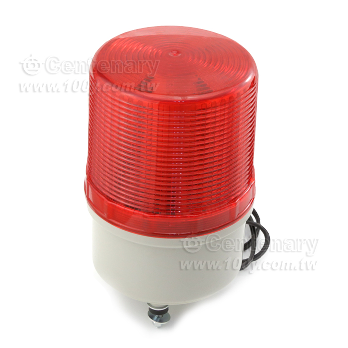 φ100 旋轉警示燈 LED 附蜂鳴 紅色 - 118052 產品圖片