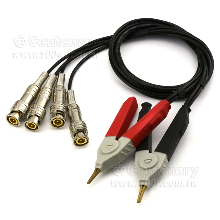 LCR數字電橋測試線 四端開爾文測試線   夾子長：9CM - 125369 產品圖片
