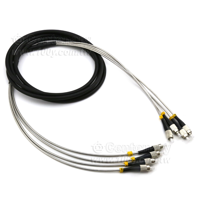 YPLINK_工程電信級單模4芯光纖跳線 FC/UPC-FC/UPC 3M  9/125 防水 - 125358 產品圖片
