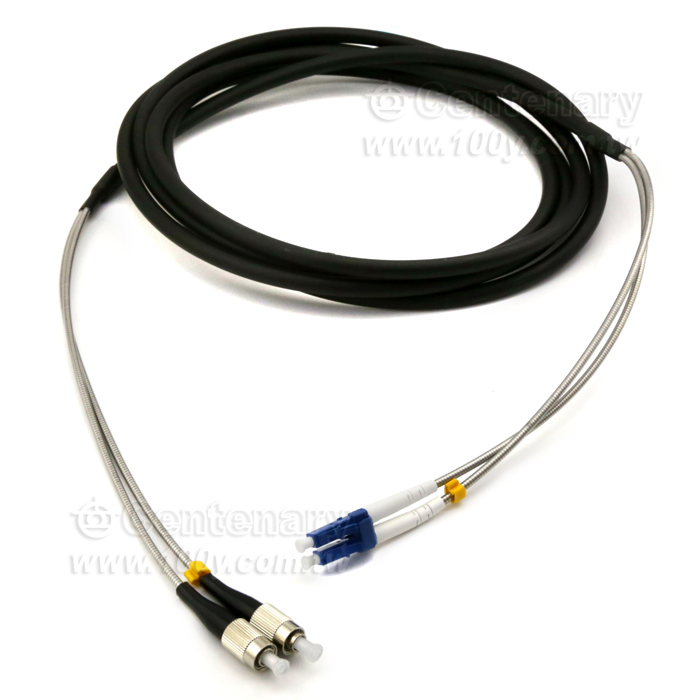 YPLINK_LC/UPC-FC/UPC 單模雙芯跳線 9/125 防水 - 125357 產品圖片