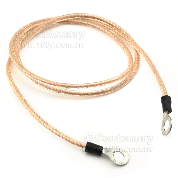 8mm圓形插片轉4mm插孔銅鼻子測試線 2.5平方 1M  13A/3KV - 125368 產品圖片