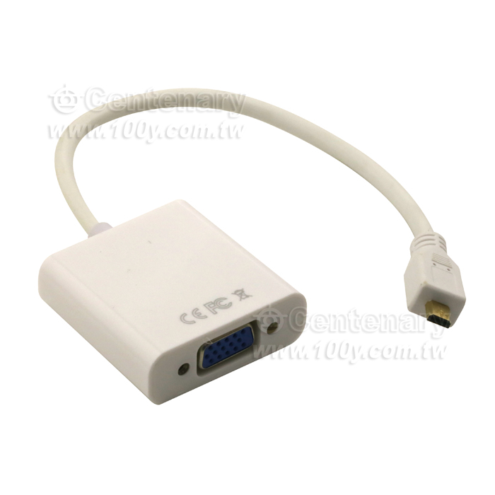 MICRO HDMI轉VGA高清接口轉接線 - 125306 產品圖片
