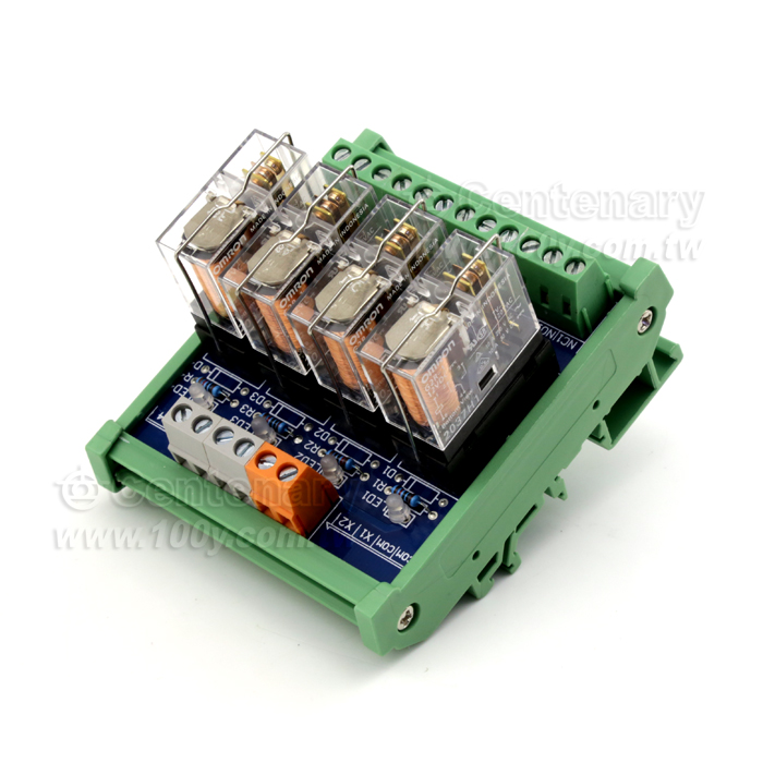 4-Way Omron Single-Group Relay Module - 44503 Product Image