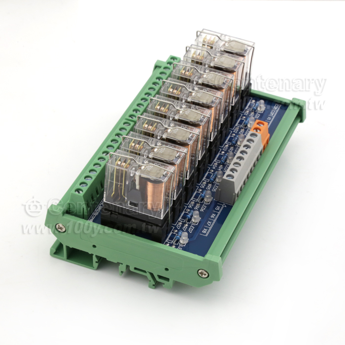 8-Way Omron Single-Group Relay Module - 44508 Product Image