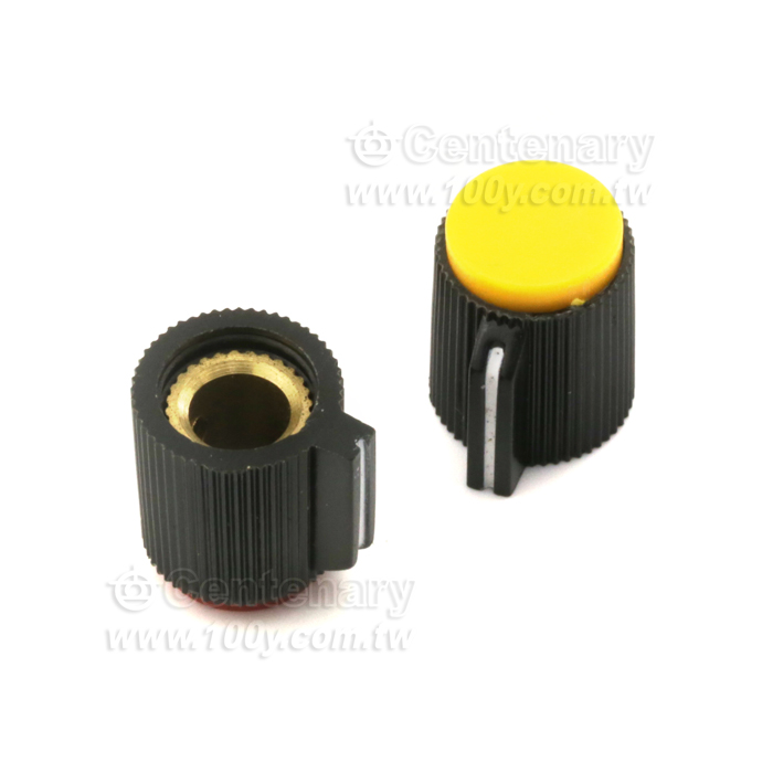 黑蓋子/黑旋鈕 直徑6.0mm - 125456 產品圖片
