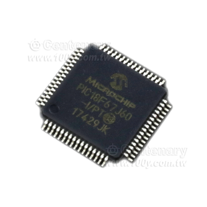 64/80/100-Pin, High-Performance, 1-Mbit Flash Microcontrollers With Ethernet - 87926 Product Image