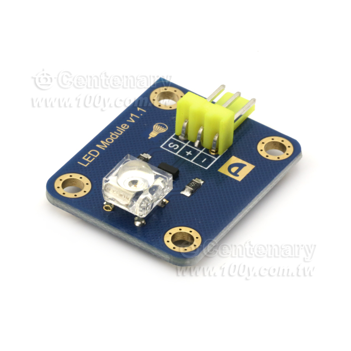 兼容Arduino LED發光模塊 食人魚燈傳感器 紅光  3.3V/20mA - 125658 產品圖片