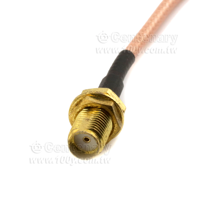 SMA母頭對MCX公頭RG316鍍銀線0.5M - 66061 產品圖片