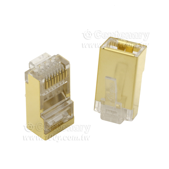 Cat.6 RJ45 8P8C 全鍍金 純銅網絡水晶頭  - 123645 產品圖片