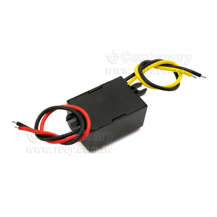 DC-DC降壓模塊 12V轉4.2V/3A 黑塑膠殼 - 125638 產品圖片