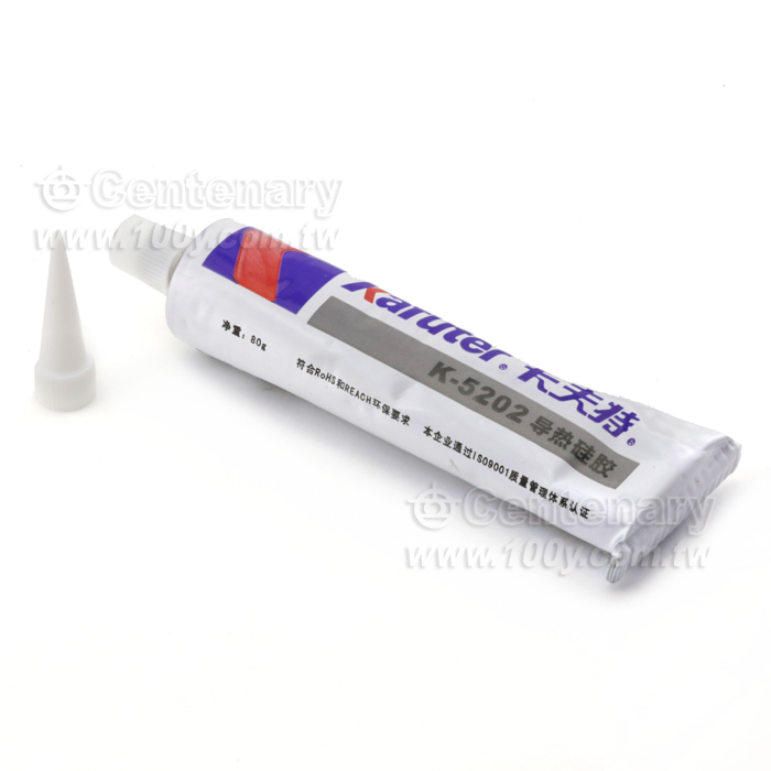 卡夫特導熱硅膠 灰色 0.8系數  80g - 126223 產品圖片