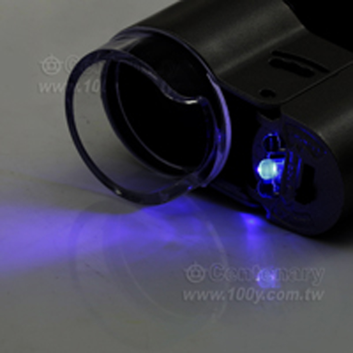 9882A 50倍LED 帶紫光驗鈔 便攜式放大鏡 - 125535 產品圖片