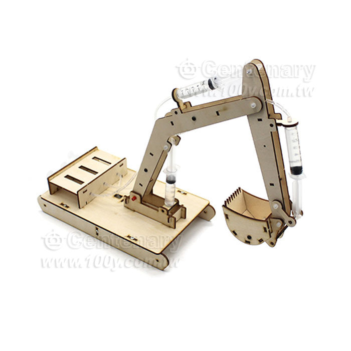 Wooden hydraulic excavator model - 126293 Product Image