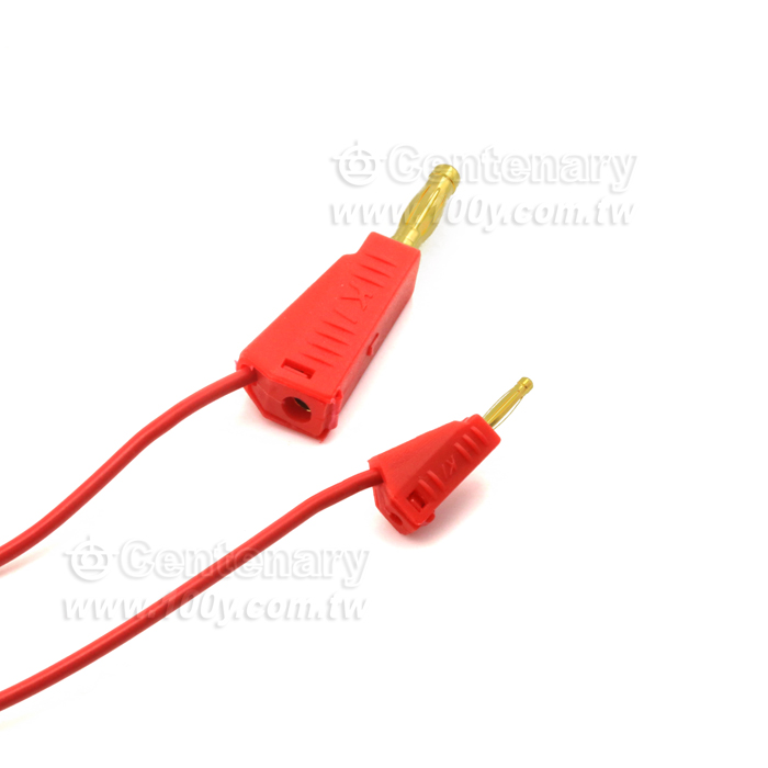 紅色香蕉頭測試線 75cm 10A50V 【ROHS】 - 62195 產品圖片