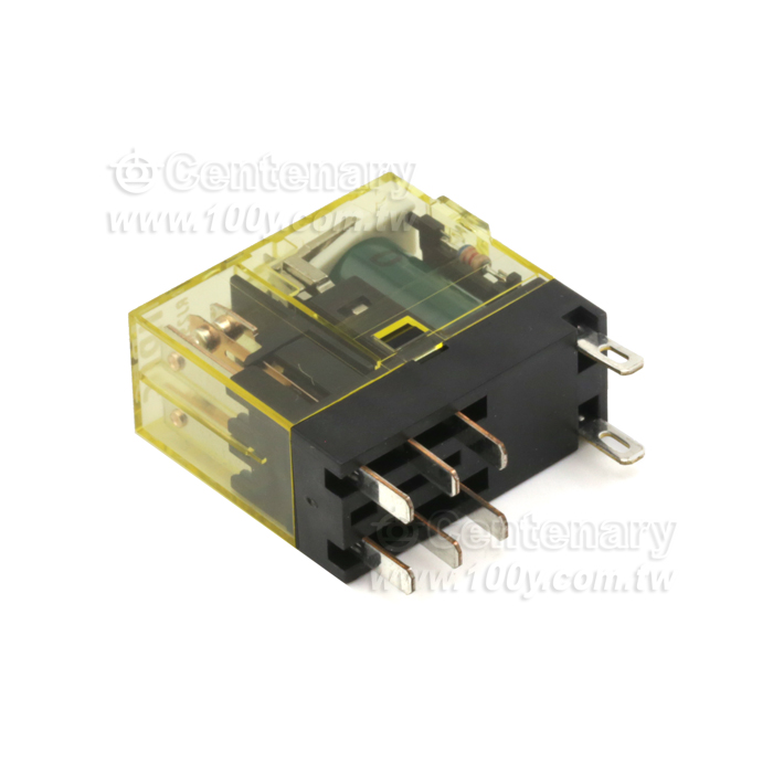 DC24V DPDT 8腳 繼電器 2開2閉 帶LED燈 - 127039 產品圖片