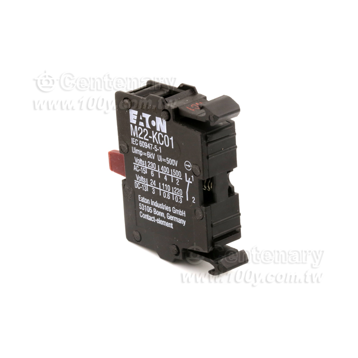 EATON_伊頓輔助觸點(用于M22) 常閉後部安裝 - 126918 產品圖片