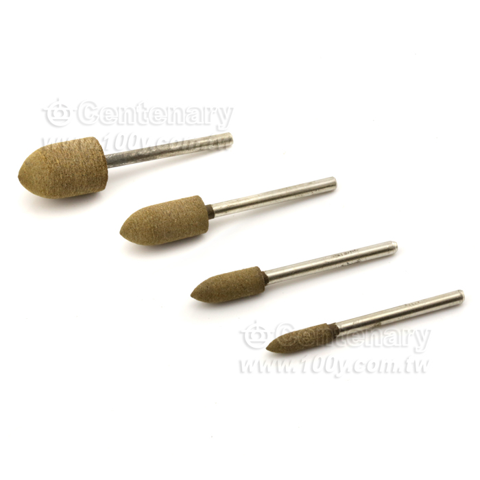 牛皮磨頭圓錐-3*6mm - 126414 產品圖片