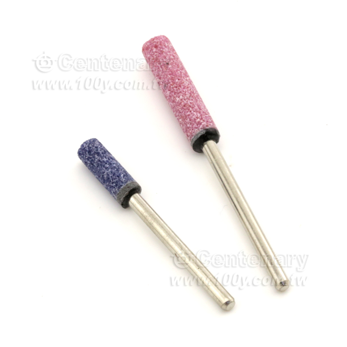 紅剛玉砂輪磨頭-6mm圓柱 - 126406 產品圖片