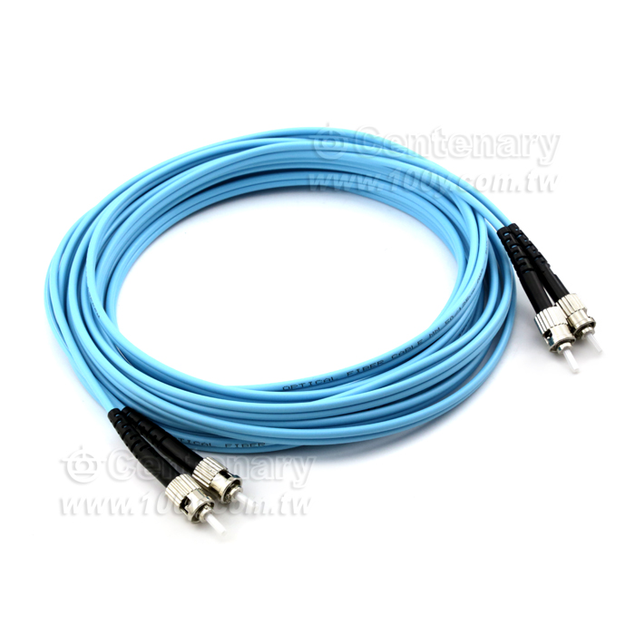 ST/PC-ST/PC 多模雙芯光纖跳線 5M  OM3 - 127677 產品圖片
