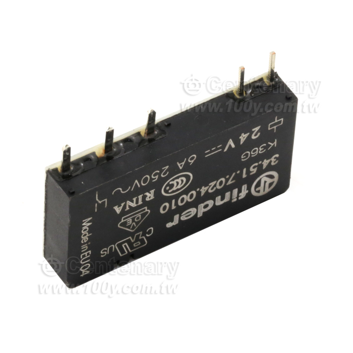PCB繼電器 SPDT, 24VDC/6A - 40418 產品圖片
