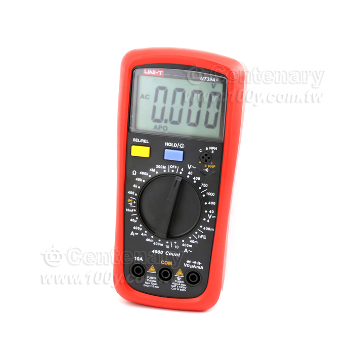 DC1000V/AC750V DC/AC10A 200Mohm 10000uF萬用表 - 126610 產品圖片