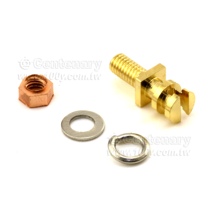 純銅鍍真金測試柱-腳釘-棚釘-12.5mm - 127663 產品圖片