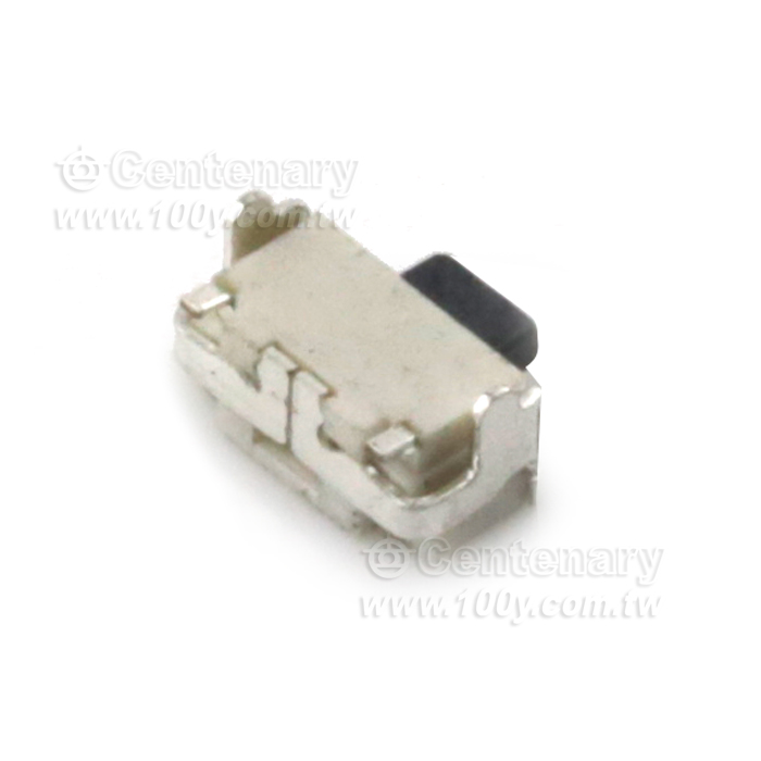 輕觸開關 2*4*3.5 外形尺寸:1.85*4.6mm 黑色頭 - 125674 產品圖片
