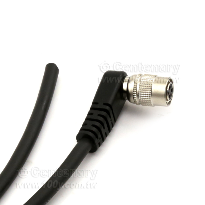 彎頭工業相機電源6芯90度直角連接線1M - 128168 Product Image